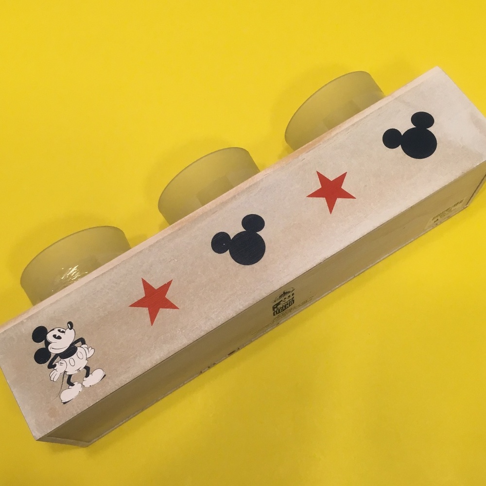 Disney Wood & Glass Candle Votives